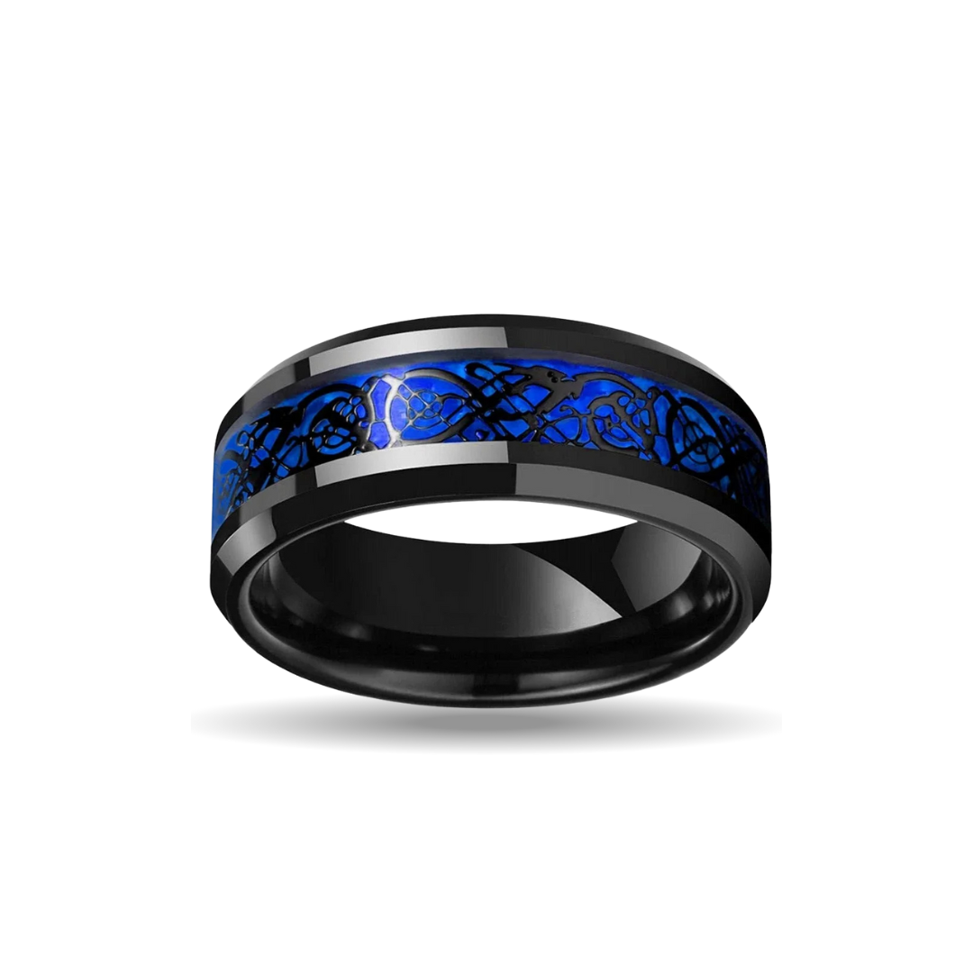 Bluefire Eternity Promise Ring Set